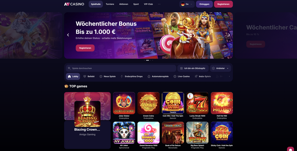 Utvärdering av NV Gambling Enterprise